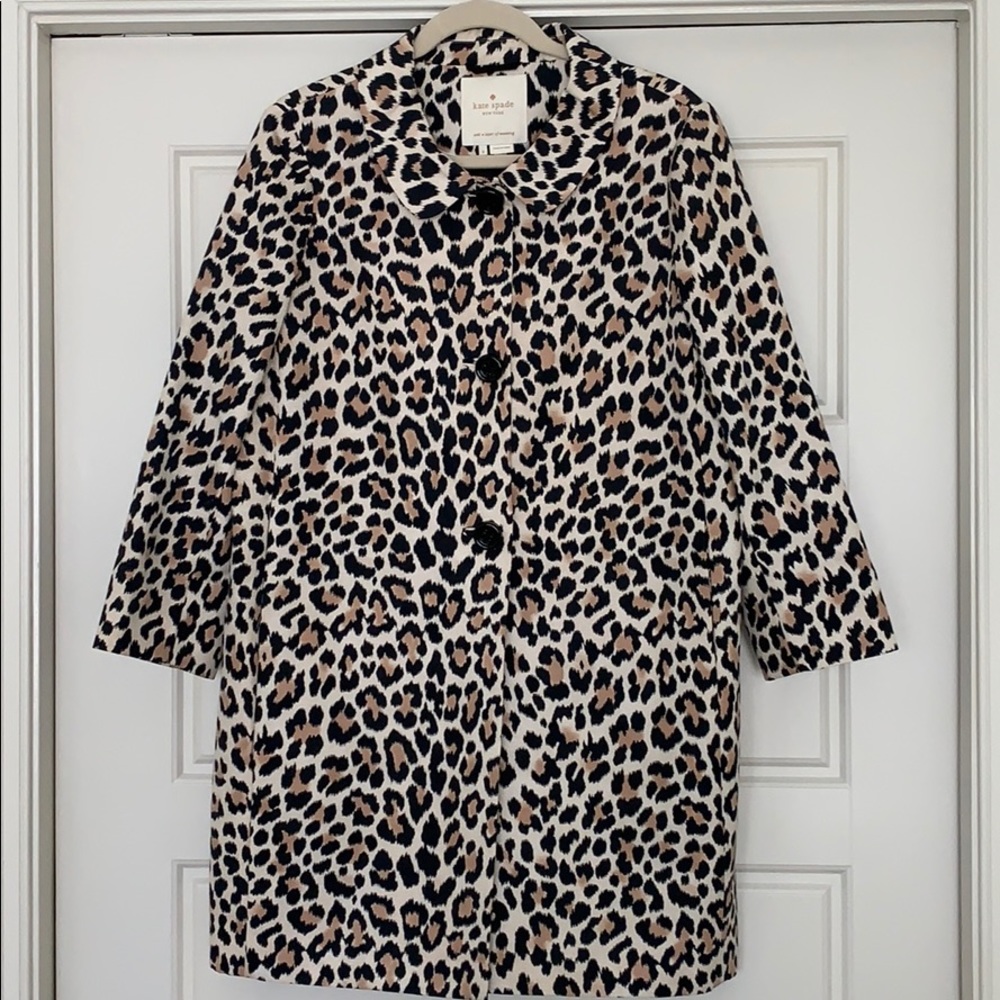 Kate Spade Women’s Leopard Print Jacket